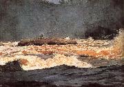 Winslow Homer River fishing France oil painting artist